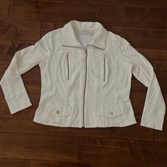 ZENERGY by Chicos Sylvia Knit Hardware Jacket - Picture 4 of 12